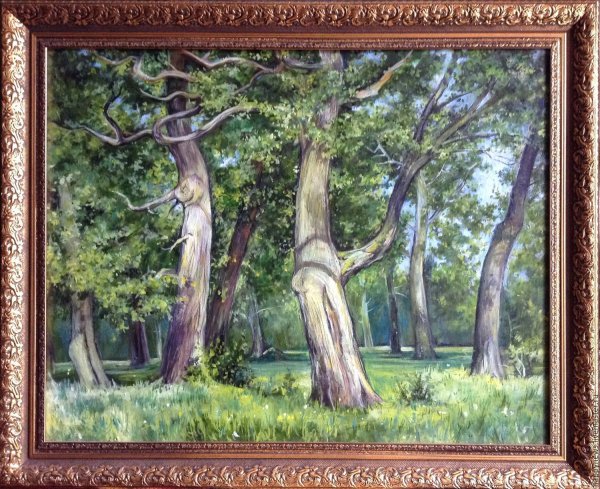 Иван Шишкин. Дубовая роща.1887