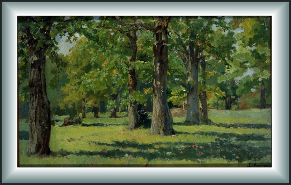 Иван Иванович Шишкин. «Дубы в Старом Петергофе». 1891.