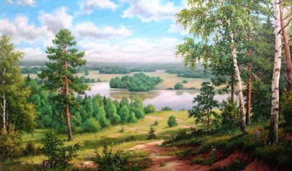 Живопись Булгаков Олег пейзажи