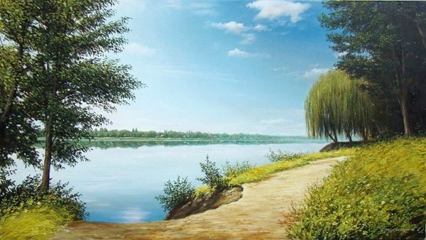 Природа дом в лесу