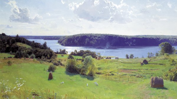 Пейзажи Михаила Сатарова Горная река