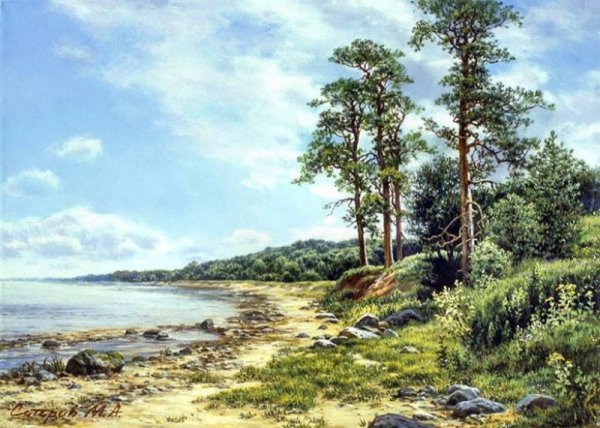 Художник Илья Горгоц пейзажи Весна