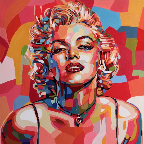 Мэрилин Монро портрет поп-арт