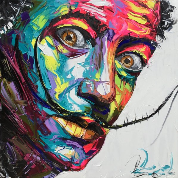 Портрет в стиле абстракционизма