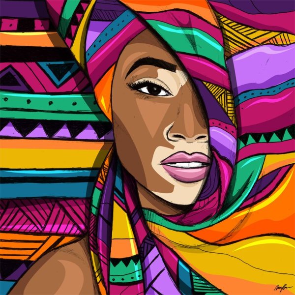 Картины в африканском стиле