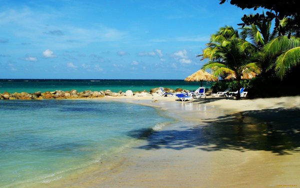 Закат и море Ямайка