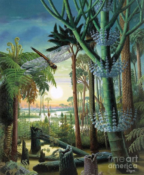 Юрский период растения и насекомые