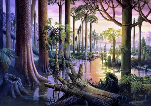 Триасовый период мезозойской эры Флора