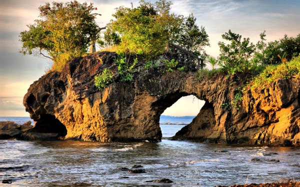 Пейзаж море скалы