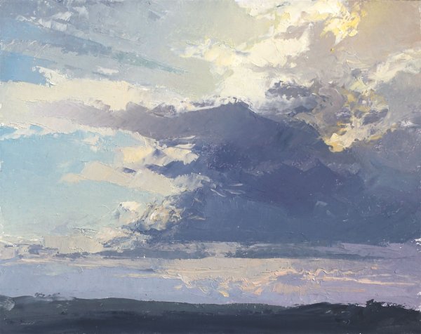 Этюды мастихином