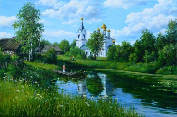 Художник Сергей Курицын пейзажи