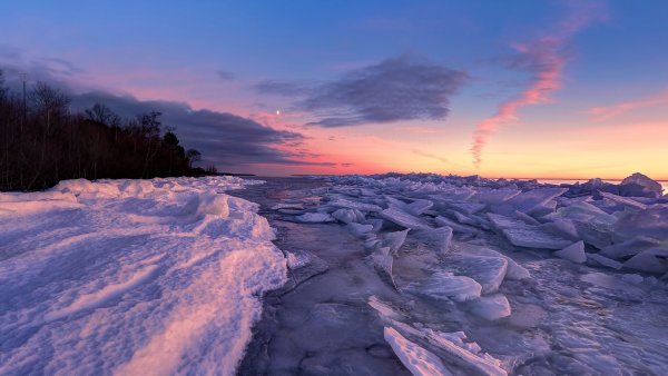 Зимний пейзаж фото