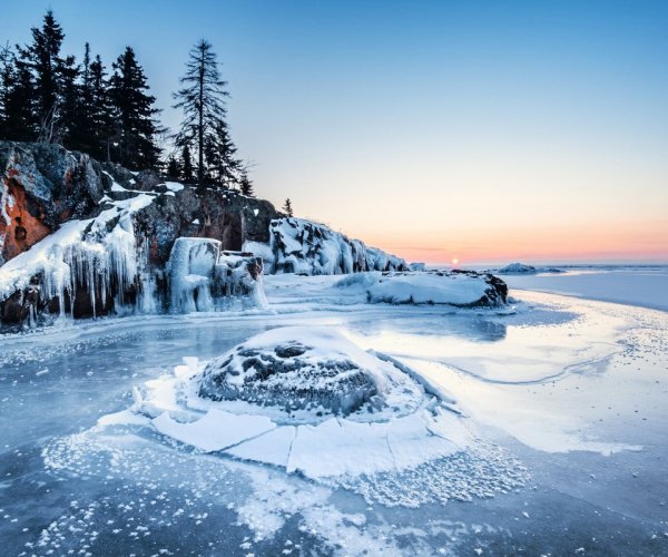 Байкал зимой