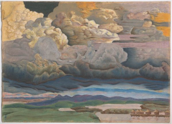 Николай Рерих Небесный бой 1912