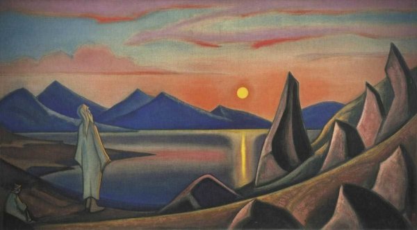 Картина Рериха Бэда проповедник