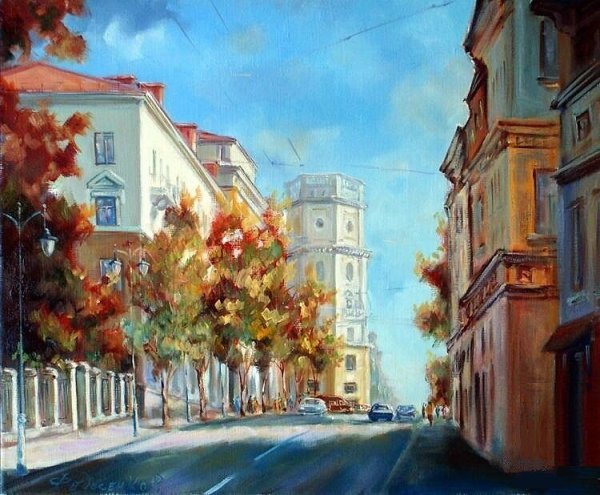 Роман Федосенко городские пейзажи Минска