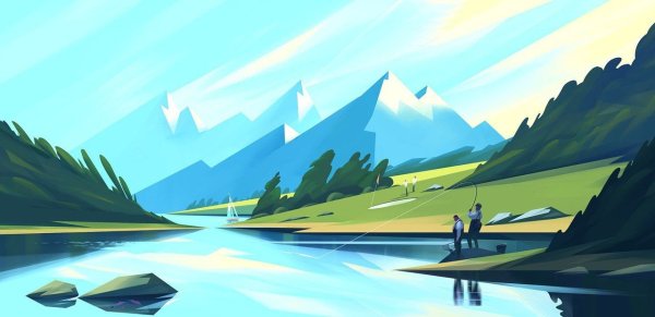 Векторный пейзаж