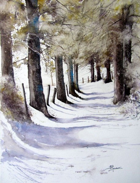 Ханна Якобсен акварели