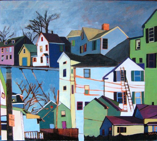 Декоративный городской пейзаж