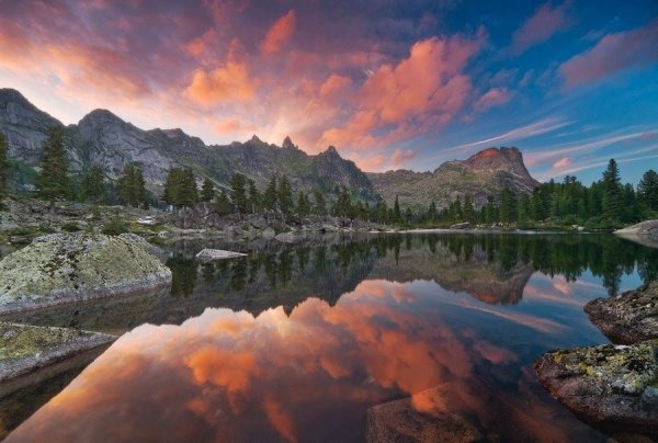 Озеро художников Ергаки