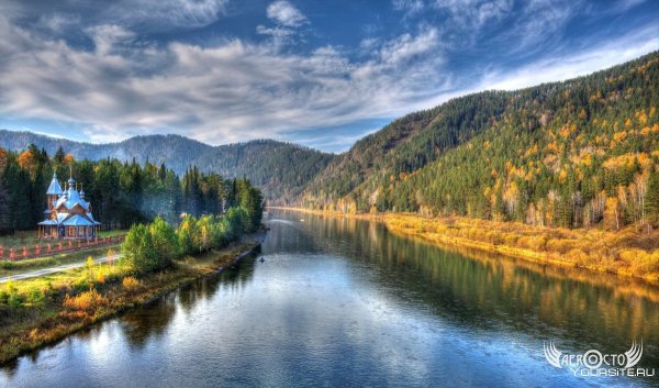 Красноярский край природа Енисей