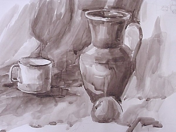 Гризайль Дега