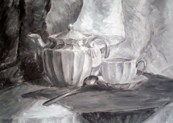 Техника гризайль в живописи