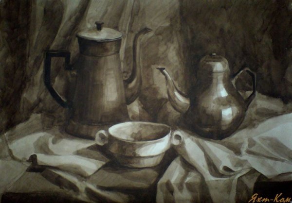 Гризайль Академической живописи