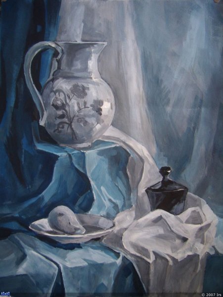 Гризайль Академический натюрморт