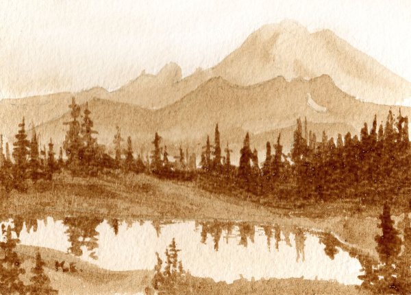 Пейзаж кофем