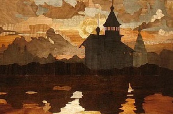 Маркетри из бересты