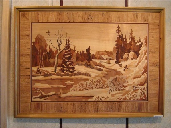 Пейзажи в технике Маркетри