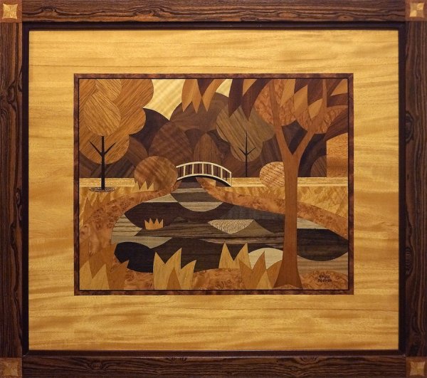 Маркетри картины Абрамов