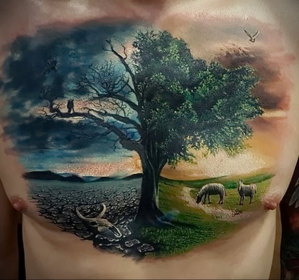 Тату природа