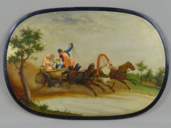 Лукутин Федоскинская лаковая миниатюра