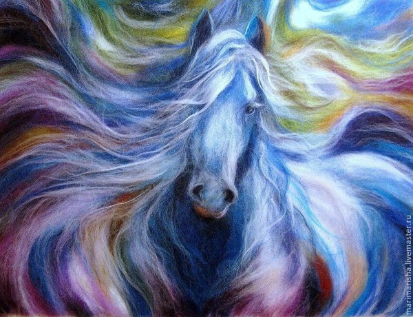 Шерстяная акварель