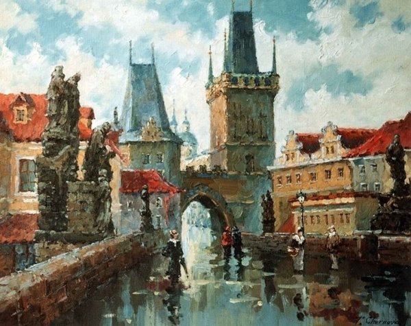 Юрий Шевчук художник Прага картины