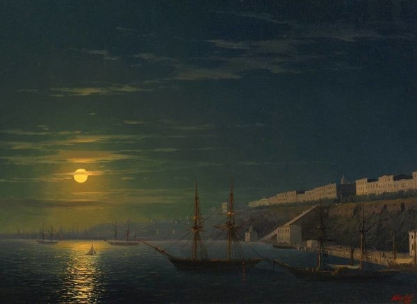Иван Константинович Айвазовский(1817-1900)Лунная ночь