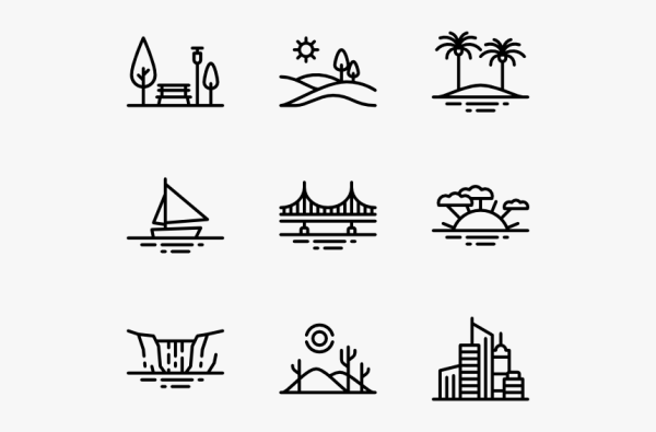 Ландшафтный дизайн иконка