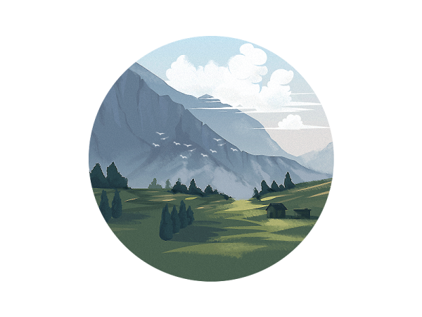 Пейзаж иконка