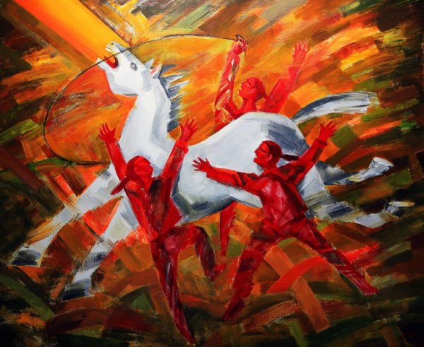 Ларионов Лучизм картины