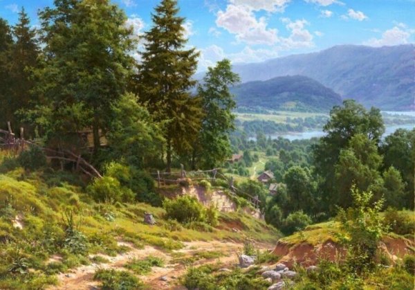 Художник пейзажист Басов Сергей