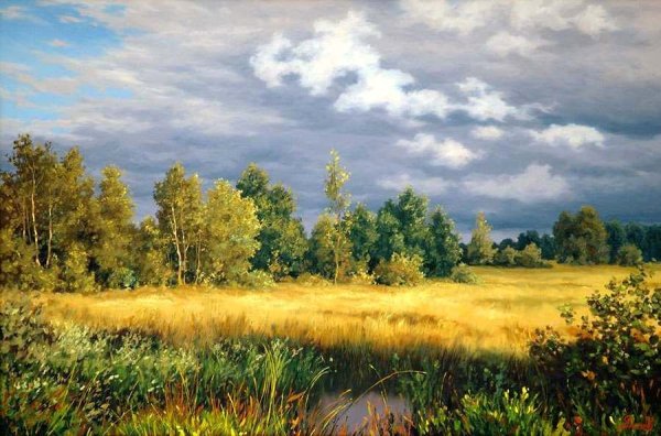 Алексей Адамов, Пейзажная живопись