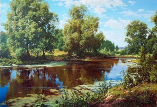 Сергей Басов русский художник-пейзажист