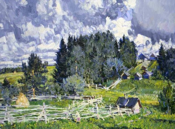 Михаил Абакумов живопись лето