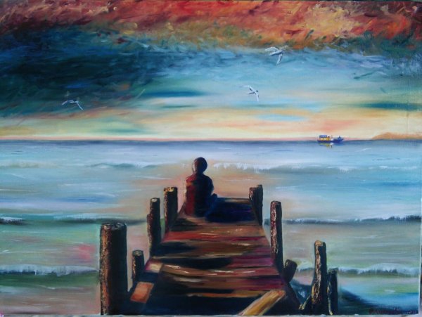 Одиночество маслом