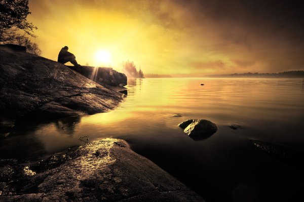 Темный пейзаж