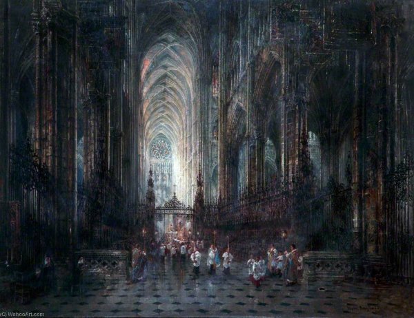 Готическая современная живопись