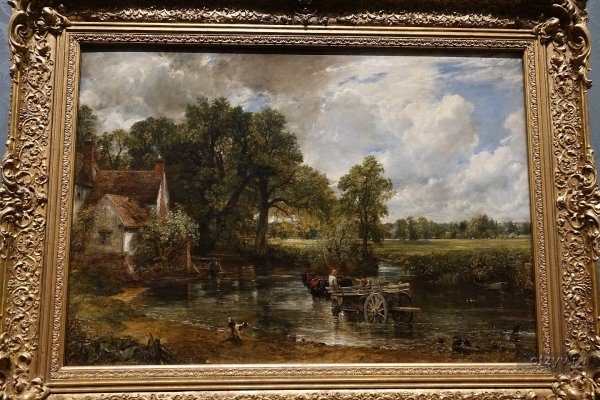 Джон Констебл телега для сена 1821 г Лондонская Национальная галерея