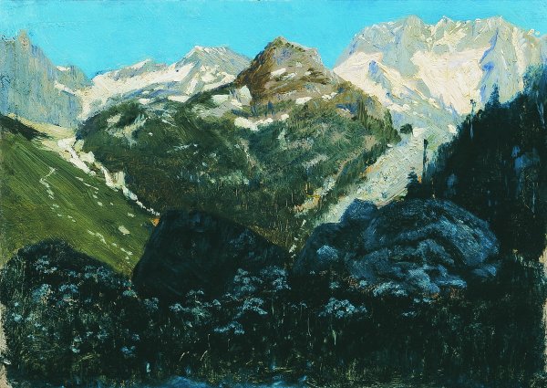 Николай Ярошенко пейзажи Кавказа